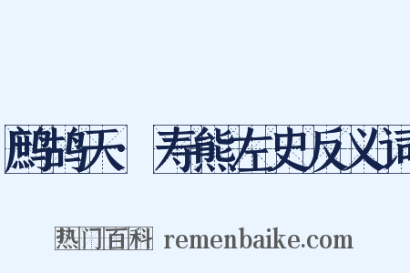 鹧鸪天·寿熊左史反义词是什么意思的图片